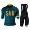 BIEHLER Maillot à manches courtes SYN Ensemble de vêtements de cyclisme d'été Uniforme de vélo Équitation Sportwear Bib Pants VTT Maillot roupa Ciclismo 220618