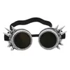 Retro Willow Nail Steampunk Açık Gözlük Bisiklet Koruyucu Dişli Yetişkin Motokros Goggles Motosiklet Gözlükleri Atv Clear Lens Kayak Kask Googles