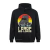 Men's Hoodies & Sweatshirts Mens Drop Big Loads Truck Retro Truckin Semi Driver Trucker Gift Hoodie For Men Special Clothes Design