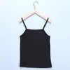 y2k clothes Women Crop Tops Spring Summer Solid O-Neck Elastic Vest Bottomed Shirt Sexy Tank Sleeveless Camisole 220325