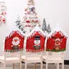 Chair Covers 2022 Santa Claus Hat Cover Christmas Decorations For Home Table Chairs Party Ornaments Xmas Gift