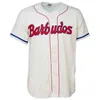 Glamitness Los Barbudos 1959 Home Jersey 100% gestikte borduurwerk vintage honkbal jerseys Custom Elke naam elke nummer hoge kwaliteit