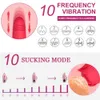 Massageador 2 In1 Clitoris Estimulação Sucking Vagina Sex Toys Rose Shape