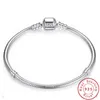 choucong Snake Chain Bangle Bracelet 925 Sterling Silver Filled Statement Party Wedding bracelets for women accessory Jewerly