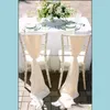 Романтические шифоновые свадебные стул Sashes Handmade праздник рождения вечеринка события ERS DECOR BOWS 150 * 50 см drop доставку 2021 поставок