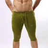 Springa shorts sexiga mens tights sport utomhus jogging gym fitness tröjor man andas snabbt torrt spår fält trusning
