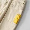 Pantalons pour hommes Pantalons d'été Vêtements pour hommes Kaki Slim Neuvième Loisirs Taille Plus Mode Hommes # 39; s Cheville Longueur Pantalons Hommes Naom22