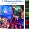 Éclairage laser LED Disco DJ Party Lights Auto Flash 7 RG Couleur Stage Strobe Light Sound activé pour les fêtes d'anniversaire avec Remot26700791