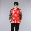 Roupas étnicas homens tradicionais estilo chinês tang colete de tang engross goden dragon roupas para homens porcela