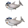 50pcs Big Size Ocean Animals Shark Lobster Foil balloon Tropical Fish Ballon Sea Theme Animals Ballons Air Inflatable Globol For Safari Party Birthday