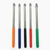 Stainless Steel Telescopic Teachers Pointer School Supplies Extendable Retractable Teaching Pointer Handheld Presenter Classroom Tour Guide Flagpole JY1147