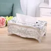 Luxe Europese stijl Acryl Tissue Box KTV zakdoek Toiletpapierhouder Druppel schip 220523