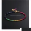 Charme Armbänder Schmuck Daimi Facettierte Farbe Saphir Weibliche Edelsteine Echtes Gelb 14 Karat Gold Injektion Einfaches Armband Für Dhfao