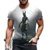 T-shirt da uomo 2022 T-shirt stile retrò moda Elementi egiziani Stampa 3D Casual uomo e donna traspirante Maniche corte divertenti