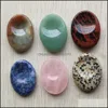 Konst och hantverk Arts Gifts Home Garden Healing Reiki Natural Thumb Stone Beads Gift Collection Decor Wholesale Je Dhrwx