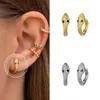 Hoop Huggie Koreaanse mode y2k kleine oorbellen voor vrouwen eenvoudige gouden ronde ketting slangcirkel sieraden cadeau shoop kirs22