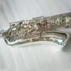 Novo saxofone tenor profissional prateado YTS-875EXS B-flat todo em prata feito o instrumento de jazz sax tenor mais confortável