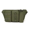 Bolsa de cintura de camuflagem tática Fanny Pack ao ar livre Caminhadas Versipack Running Running Scisttpack No11-412