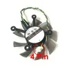 Fans kylningar FD8015U12S DC12V 0,5AMP 4PIN COOLER FAN för ASUS GTX 560 GTX550TI HD7850 Grafik grafikkort Kylande fansfans