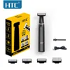 HTC Dropshipping Groin Hair Trimmer Ball Groomer&Body Trimmer for Men Waterproof Wet/Dry Clippers Male Hygiene Razor DepiladorT220718 T220725