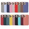 Couvertures ultra slim soft tpu shell mate shell coloré couverture de boîtier coloré pour iPhone 13 12 mini 11 pro max xr xs max 8 7 6 6s plus samsumg xiaomi huawei op vivo smartphone