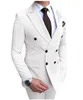 Costume Beige pour hommes, 2 pièces, double boutonnage, revers cranté, coupe cintrée, Tuxedos décontracté pour mariage, blazer et pantalon, 220704