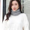 Winter Scarf For Women Children Baby Warm Cotton Brushed Knit Neck Warmer Circle Ski Climbing Scarves Men Wholesale