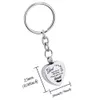 Pingente de gravação cardíaca Chave de cremação Cremação urna key Memorial Memorial Human Ashes Keepsake Ornaments Jóias para homens Mulheres