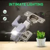 Hooks & Rails Wonderlife LED Under Cabinet Light Universal Wardrobe Sensor Armario With Battery Night Lamp For Kitchen CupboardHooks