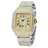 BT Herren Luxusuhr Quarz Hip Hop Gold Diamant Iced Out Uhr Individuelle Schmuckuhr aus China