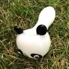 Pipa a mano in vetro di vendita calda Pipa da fumo in stile panda creativo Herb Rig Bruciatore di tabacco Dabber Rig Lunghezza 11 cm