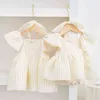 Bambini da bambina estiva per bambini rompes, abiti per bambini abiti a maniche corte abiti cotone principessa abiti da bambina g220510