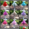 Coroas de flores decorativas Suprimentos para festas festivas Home Garden Decoração de casamento 5 pés de altura Slik Árvore de flor de cerejeira artificial Roman Drop D