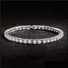 Tennisarmbänder Schmuck Luxus Diamant Armband Zirkon Link Kette Valentinstag Geschenke Freundin Chirstmas Frauen Männer Hip 4294430