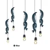 Pendant Lamps Hang Light Squirrel Shape Nordic Creative Hanging Lamp For Living Room Dining Kids Pink White Blue E27Pendant