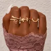 Anel de anel de mulheres anéis correspondentes Bohemian Jewelry Rings Acessórios Casal Gift Wholesale 259 D3