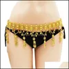 Belly Chains Egypt Indian Summer Beach Sexy Gold Tassel Dance Pas Pas Pas Paspleds Chain Thailand Gypsy Bdesybag Dhyba