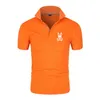 2022 Zomer Merk Mannen Casual Polo Shirts Mannen Korte Mouw t-shirt Mode Slanke Effen H1203