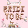 Decoración de fiesta Bachelor Bride To Be Globo con anillo Hen Banner Suministros de boda BR01