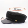 베레트 면화 Sboy 모자 여성용 검은 레트로 남성 베이커 캐주얼 스프링 영국 클래식 여성 개츠비 플랫 모자 hatsberets