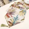 leaves painting table north US european style runner wholesale embroider for wedding el dinner party 220615gx