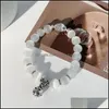 Link Chain Bracelets Jewelry Xiaoboacc Women Opal Bracelet Korean Fashion Crystal Hand 2021 Trend Drop Delivery 2 Dhwfn