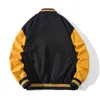 Casual Baseball Jacket män broderi varsity jacka män kvinnor retro streetwear coat brev lapptäcke koreanska kläder hösten man t220816