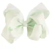 5 -calowy podwójny układ włosów z klipsem dla dziewczynki ręcznie robione butik Grosgrain Ribbon Bows for Girl B0817