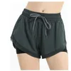 Lu-2028 Womens Yoga Roupfits High Shorts Execução de Calças Curtas Adultas Fitness Wear Girls Elastic Pants Sportswear Prevenir