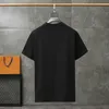 Camisetas masculinas de alta qualidade verão novo remendo bordado pequeno monstro manga curta solta em torno do pescoço casual topo masculino e wome262h