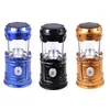 Uppladdningsbar solledare Camping Lantern Portable Outdoor Survival Ultra Bright Lamp för fiske akut orkaner Vandring jaktstorm