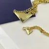 2022 top new luxury Pendants P letter inlaid Zircon Pendant Necklace mens wear and womens fashion high quality womens party wedding couple gift hip hop jewelry