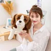 PC CM Styles Simulation Dog Plush Toys Cute Chihuahua Bulldog Dolls Home Decor Birthday Present For Children Baby J220704