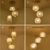 Pendant Lamps Japanese Chandelier Natural Bamboo Rattan Lights Handmade Weaving Hanging Wicker Shades E27 Lighting SuspensionPendant